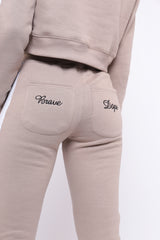 REPTHEBRAVE NUDE TRACKSUIT CO-ORD BOTTOMS